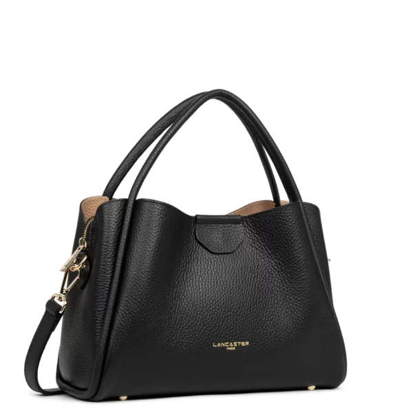Sac à main Ida Double noir cuir Lancaster
