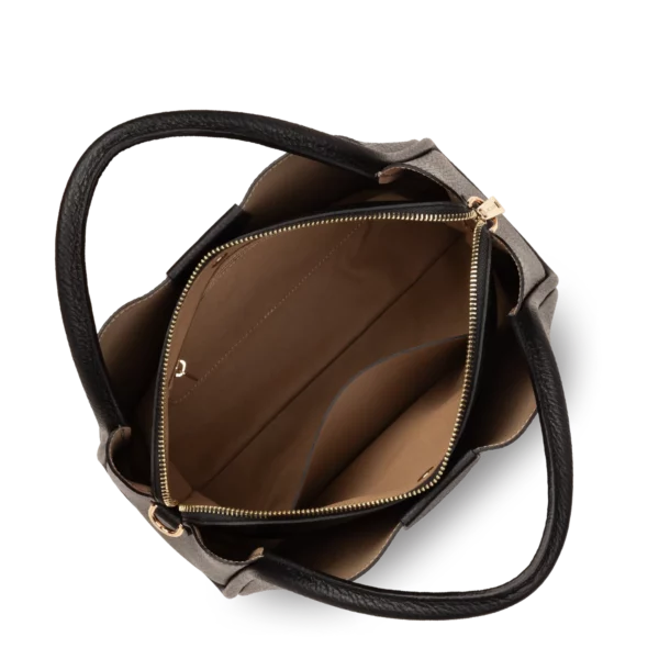 Sac à main Ida Double noir cuir Lancaster