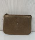 Porte-monnaie Briny XS cuir pailleté Mila Louise bonze fossil