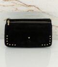 Portefeuille femme Odie L cuir Mila Louise noir