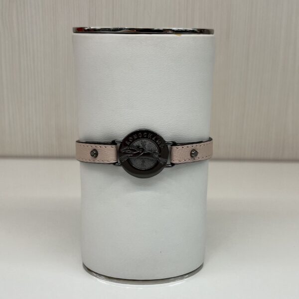 Bracelet Le Pliage femme cuir Longchamp rose