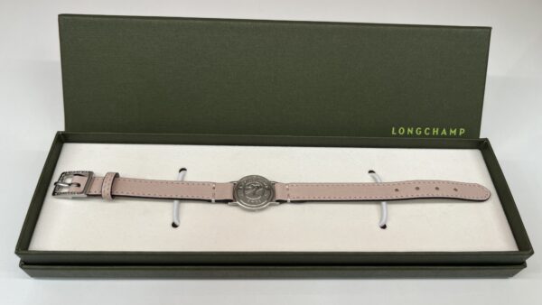 Bracelet Le Pliage femme cuir Longchamp nude