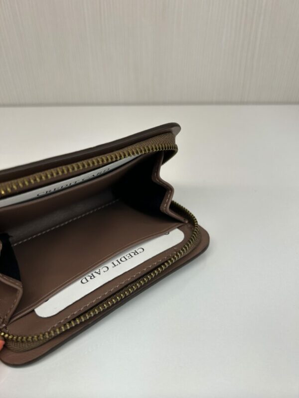 Mini Portefeuille femme cuir lisse terre Gérard Darel