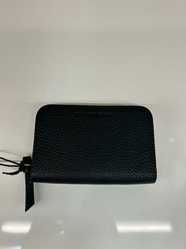 Mini Portefeuille femme cuir grainé noir/or Gérard Darel
