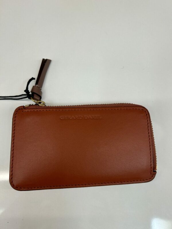 Porte carte femme cuir lisse brique/nude Gérard Darel