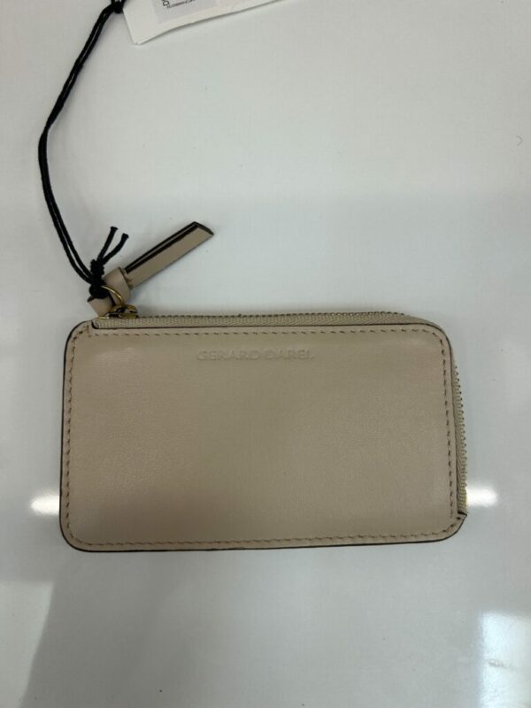 Porte carte femme cuir lisse latte Gérard Darel