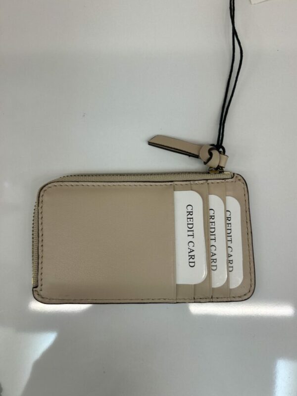 Porte carte femme cuir lisse latte Gérard Darel