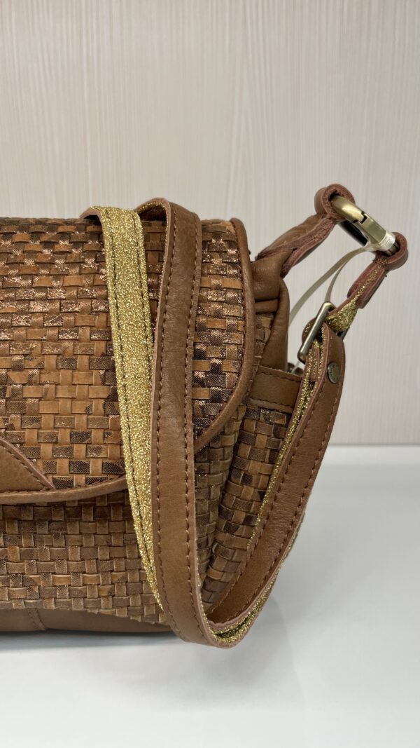 Sac besace cartable Erna W Mila Louise camel