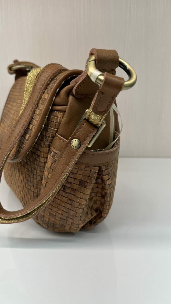 Sac besace cartable Erna W Mila Louise camel
