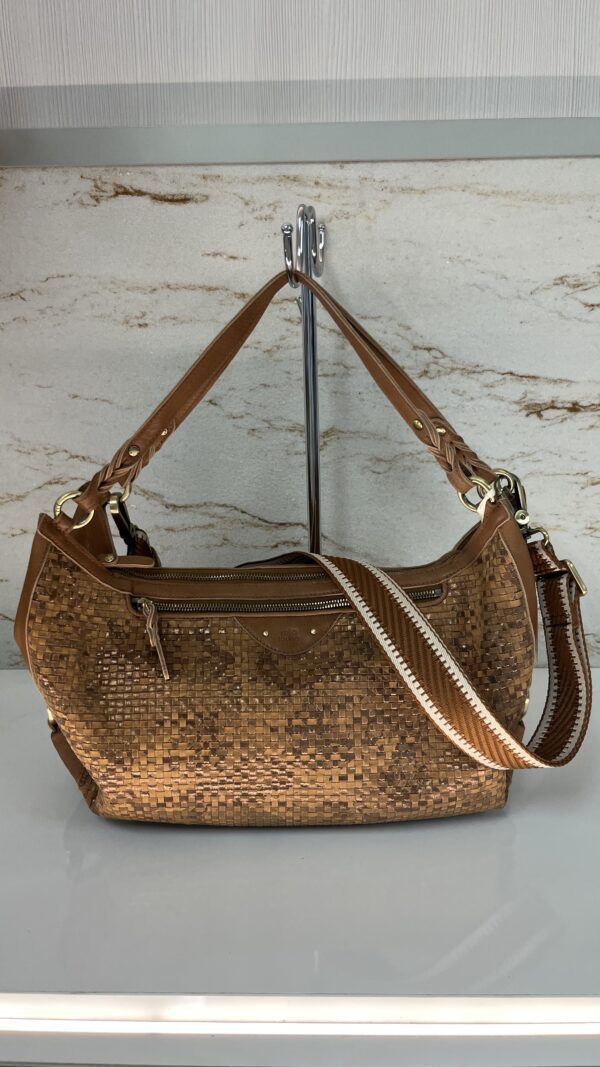 Sac à main Naemie W Mila Louise cuir camel