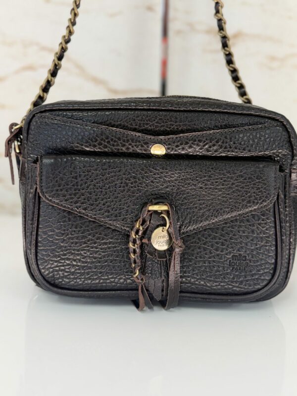 Sac à main besace Orelia E1 Mila Louise brun
