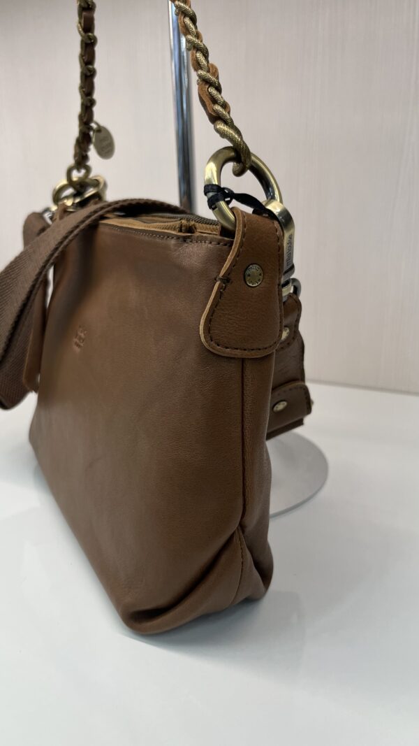 Sac bandoulière Noeli XS ocre Mila Louise en cuir