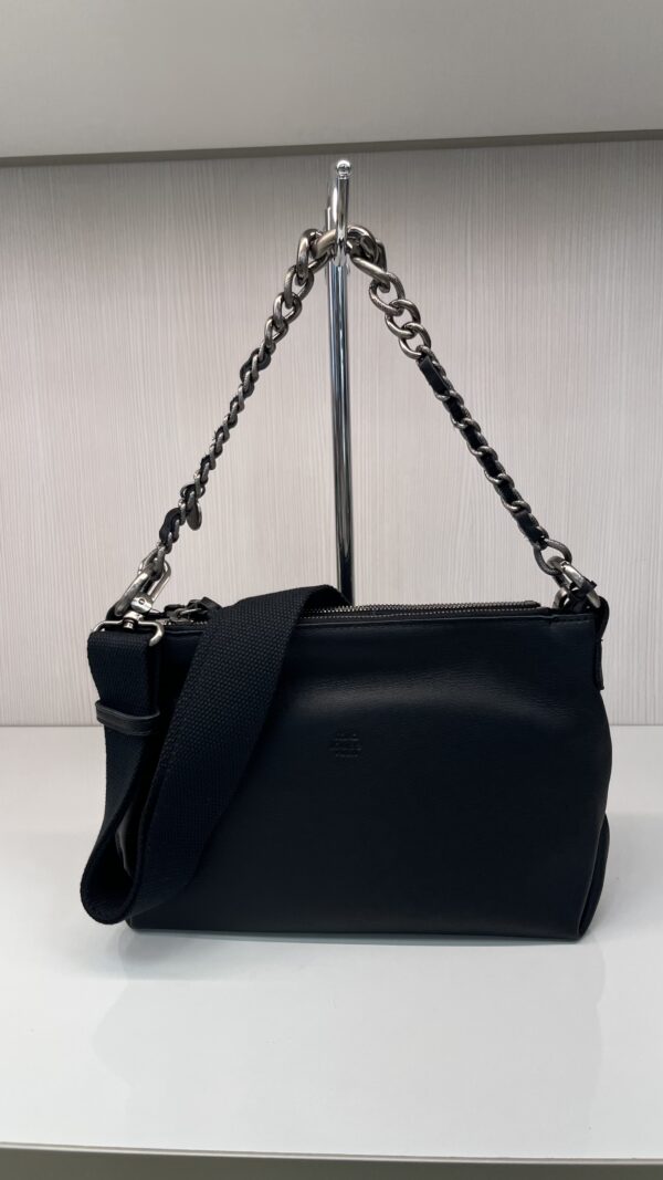 Sac bandoulière Noeli XS noir Mila Louise en cuir