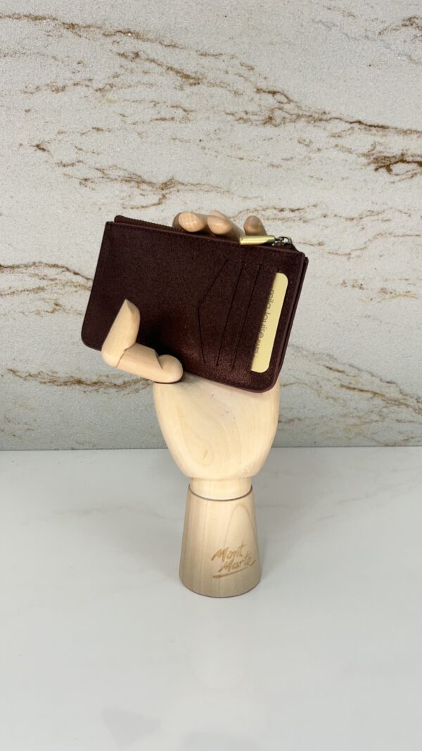 Porte-carte/Porte-monnaie Mimi X cuir Mila Louise auburn