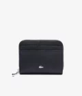 Petit portefeuille zippé Daily City Lacoste Noir