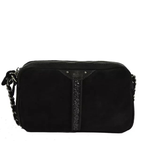 Sac Bandoulière Trotter V Mila Louise cuir noir