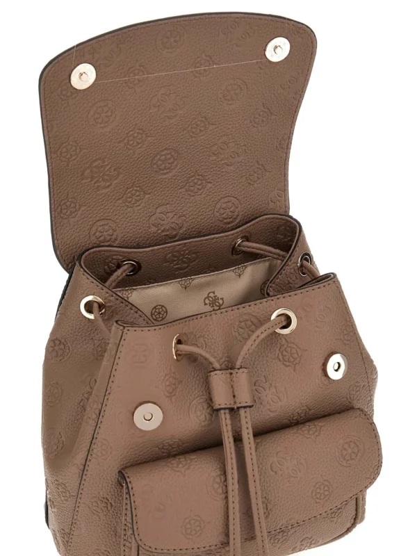Sac à dos femme Cresidia Guess taupe