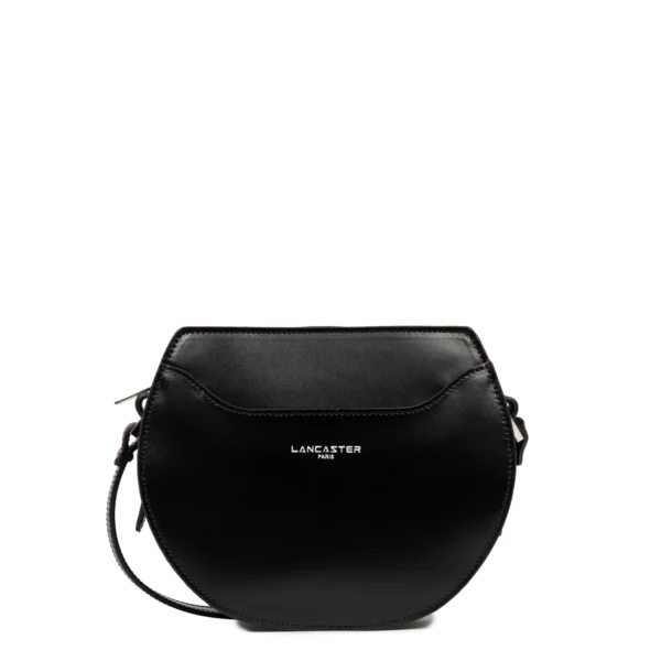 Sac à main demi lune Suave Lune cuir Lancaster noir