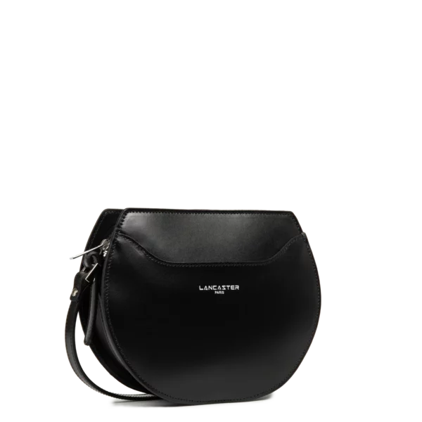 Sac à main demi lune Suave Lune cuir Lancaster noir