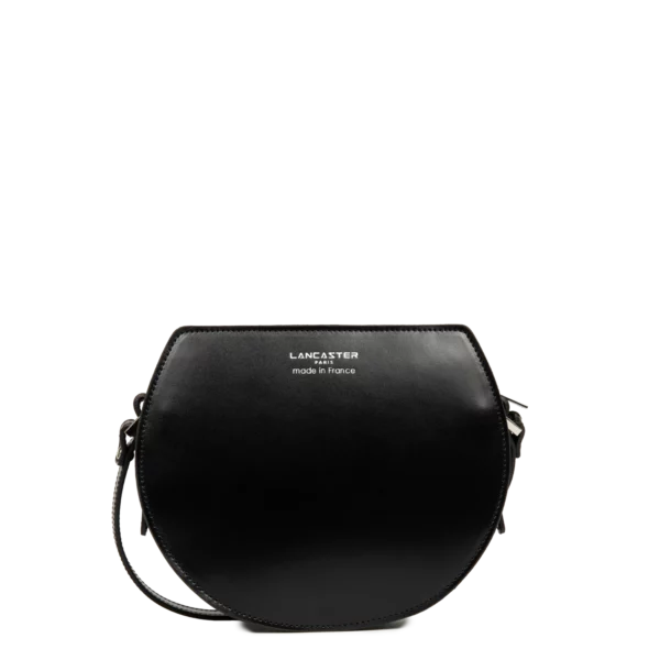 Sac à main demi lune Suave Lune cuir Lancaster noir