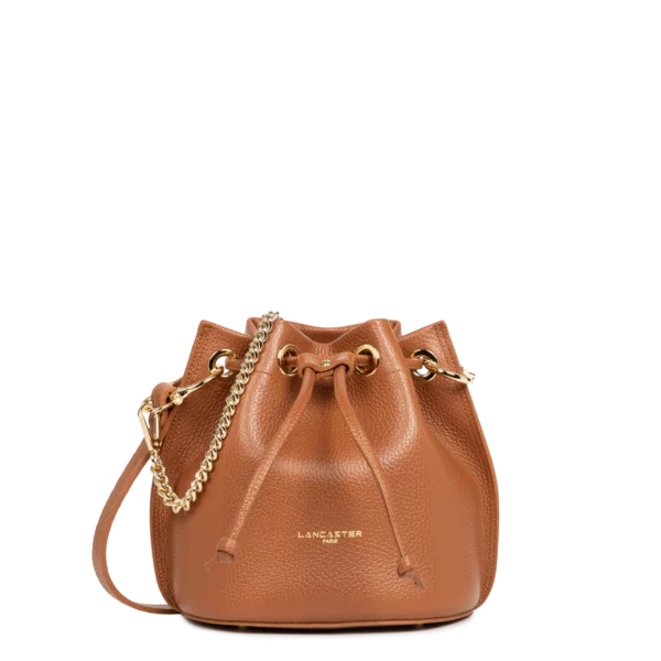 Petit sac bourse Alba Double - Lancaster - camel