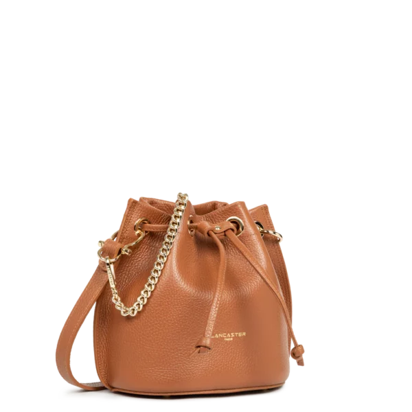 Petit sac bourse Alba Double - Lancaster - camel