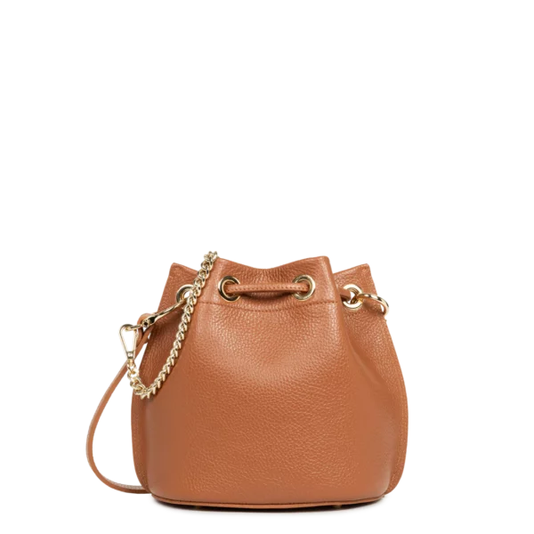 Petit sac bourse Alba Double - Lancaster - camel