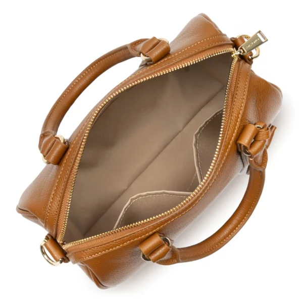 Sac à main camel Polochon Milano Ana Cuir Lancaster