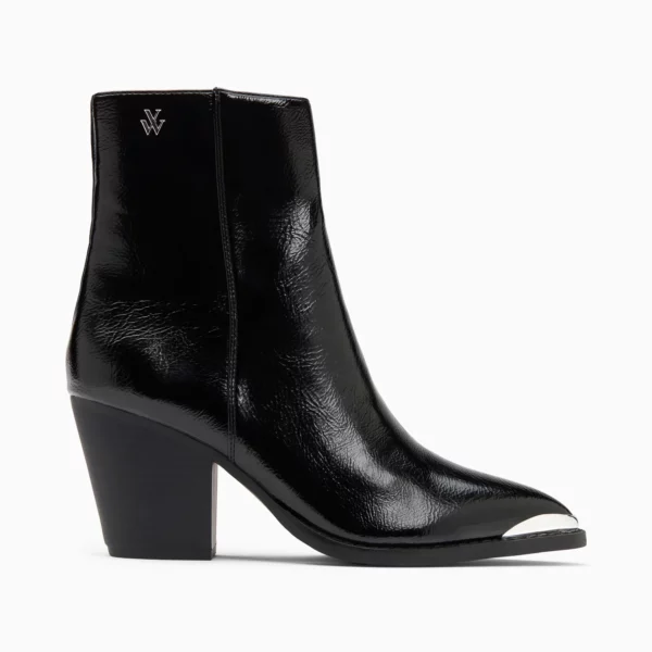 Bottines santiags Amandine noires à talon Vanessa Wu