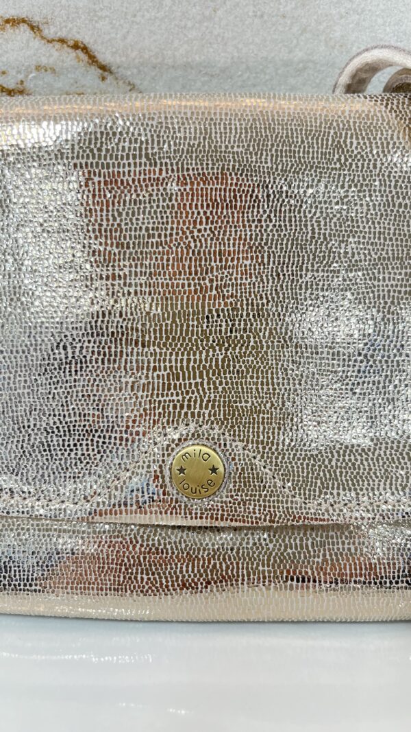 Sac pochette porté travers Odile RX Mila Louise latte