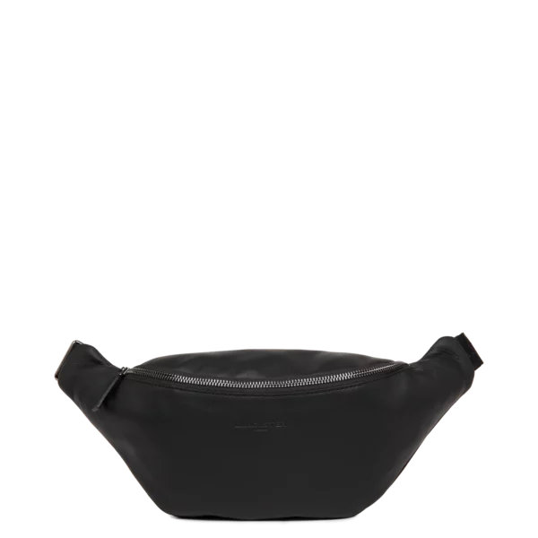 Banane noir Soft Vintage cuir Lancaster
