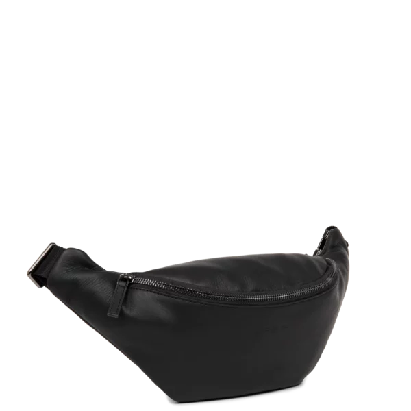 Banane noir Soft Vintage cuir Lancaster
