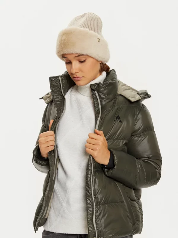 Bonnet moumoute femme Guess ivoire TM