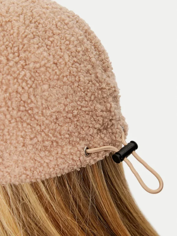 Casquette moumoute femme Guess beige/marron
