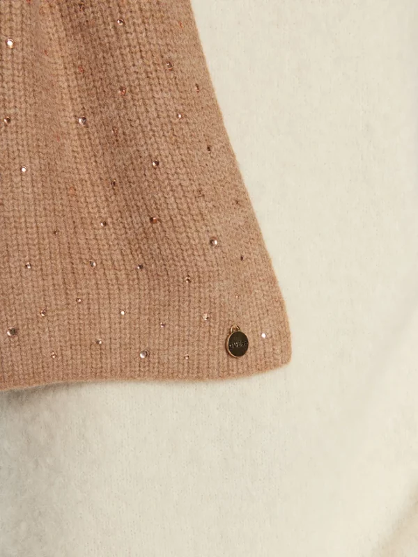 Echarpe femme Guess camel/beige