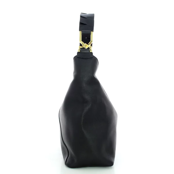 Sac hobo cuir Pagode noir Lancel