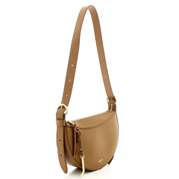 Sac demi-lune cuir Faubourg camel Lancel