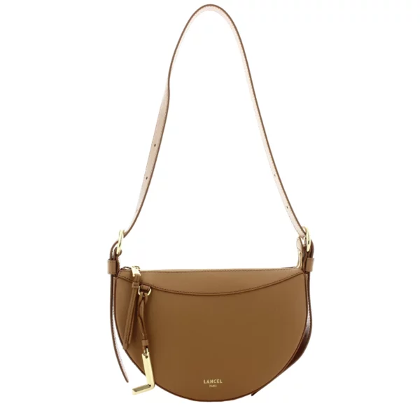 Sac demi-lune cuir Faubourg camel Lancel