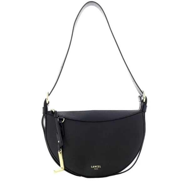 Sac bandoulière cuir Faubourg noir Lancel