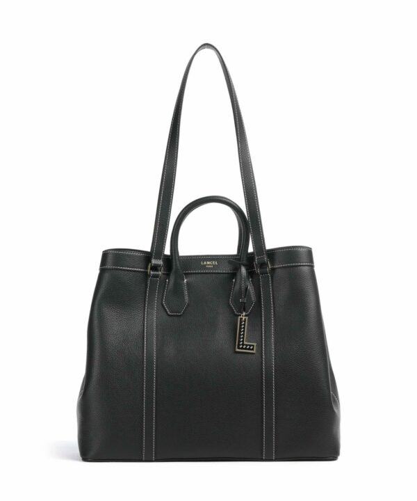 Sac cabas Belleville S Lancel noir