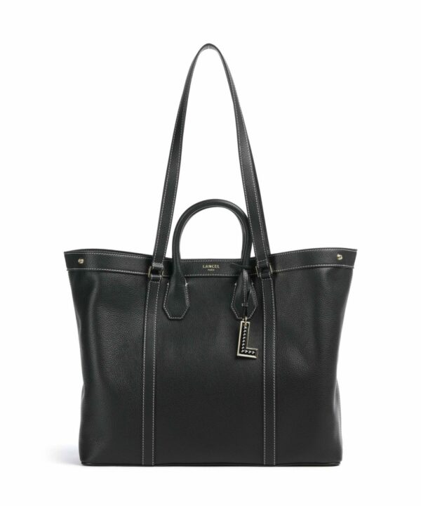 Sac cabas Belleville S Lancel noir