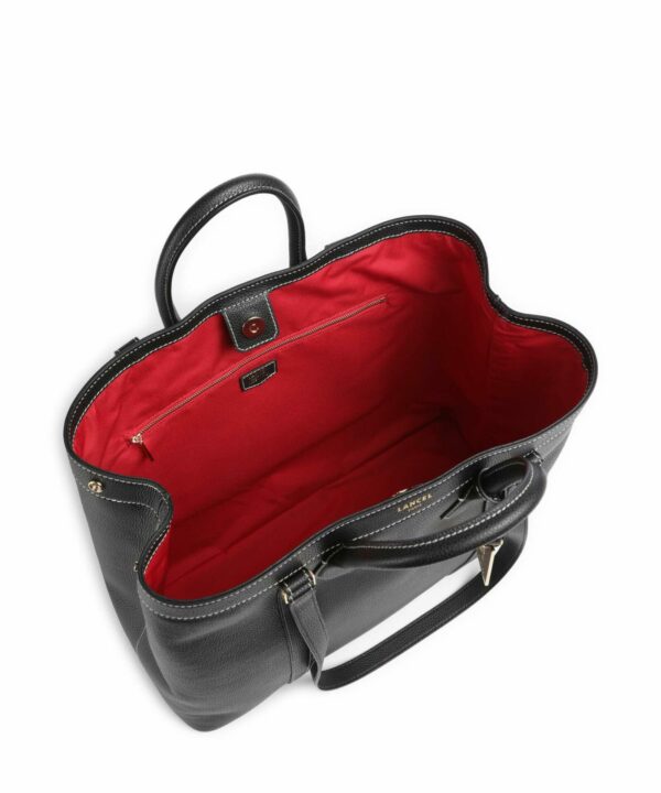 Sac cabas Belleville S Lancel noir