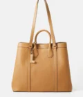 Sac cabas Belleville Lancel camel