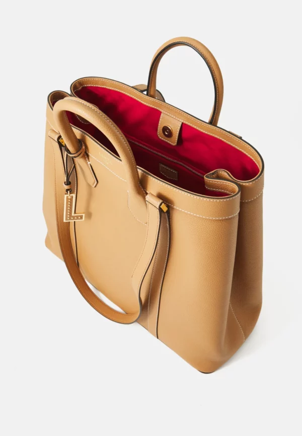 Sac cabas Belleville Lancel camel