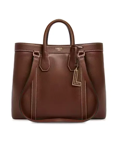 sac cabas lancel marron