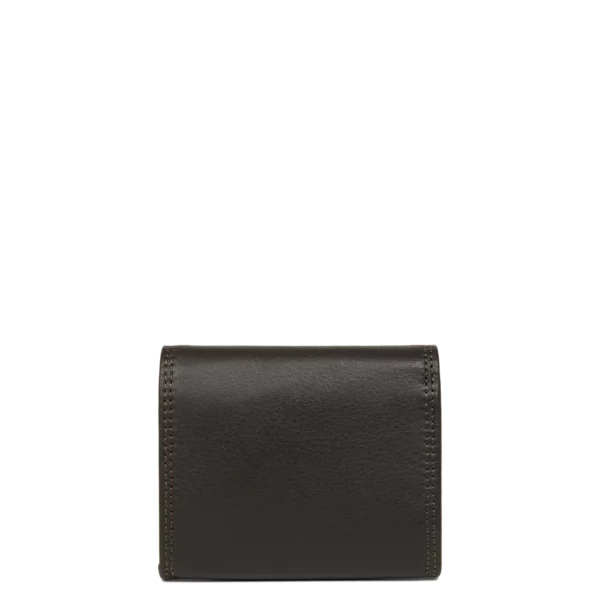 Porte-monnaie homme cuir soft vintage marron Lancaster