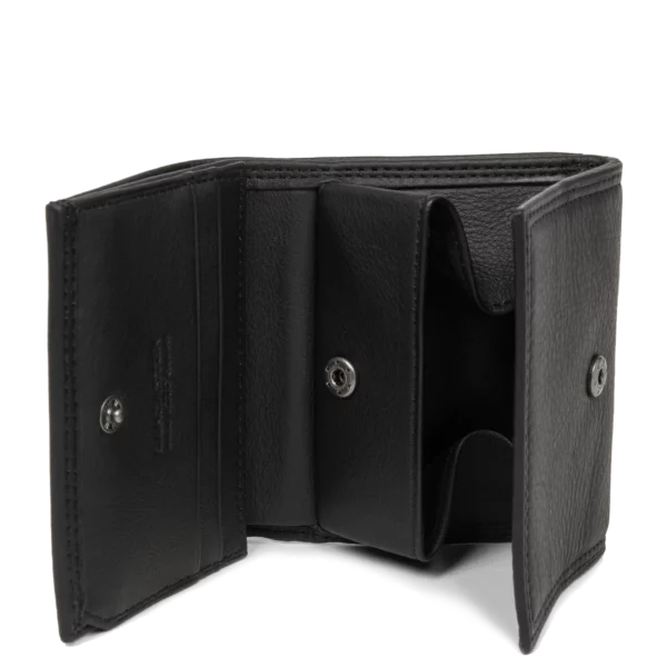 Porte-monnaie homme cuir soft vintage noir Lancaster