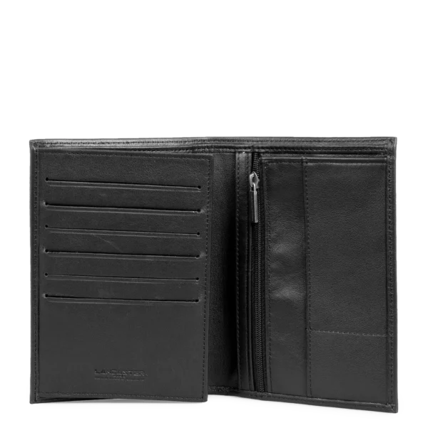 Portefeuille homme cuir capital noir Lancaster