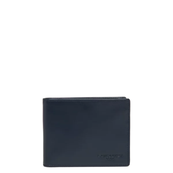 Portefeuille homme cuir capital bleu Lancaster