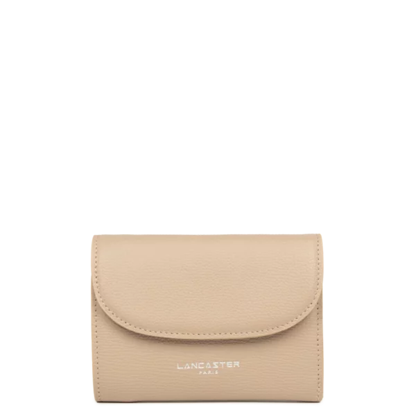 Portefeuille femme cuir Sierra Lancaster beige foncé